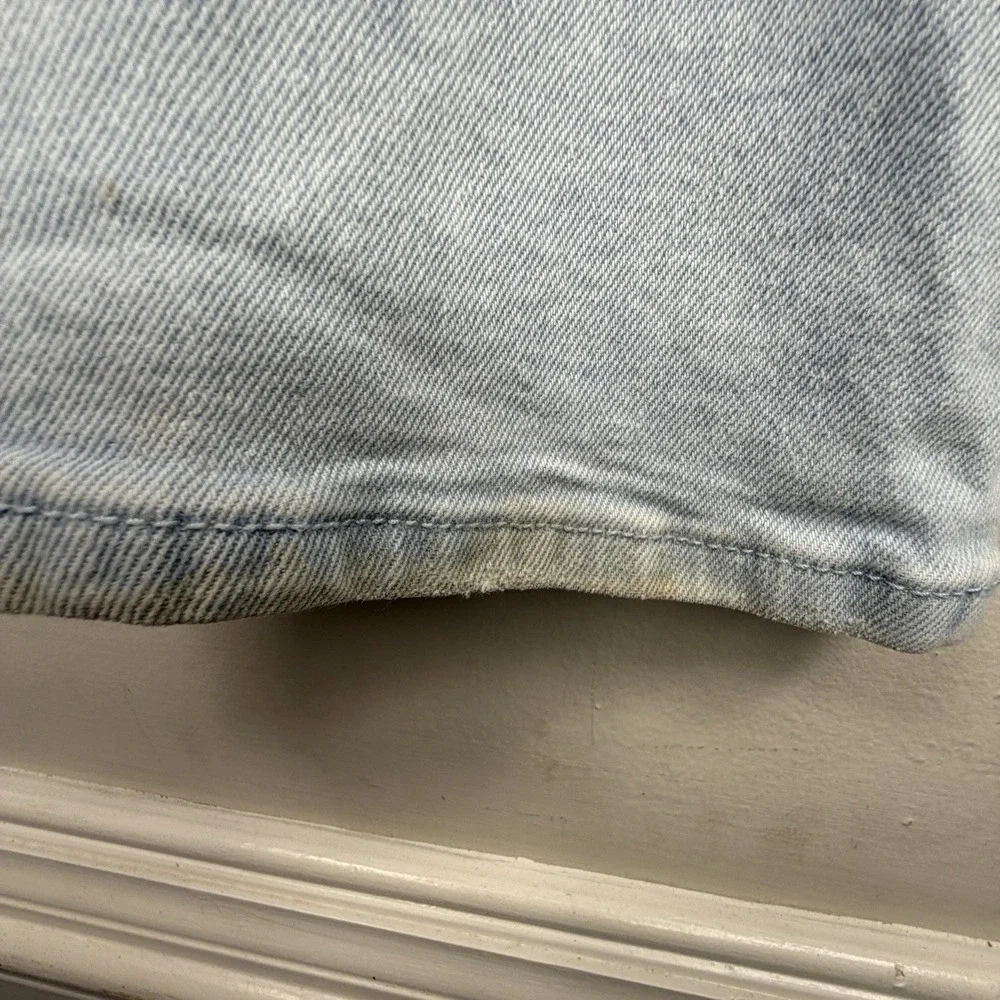 Justice Care Bears Jeans 12Y Flare Leg Colorblock Pastel‎ Y2K Light Wash